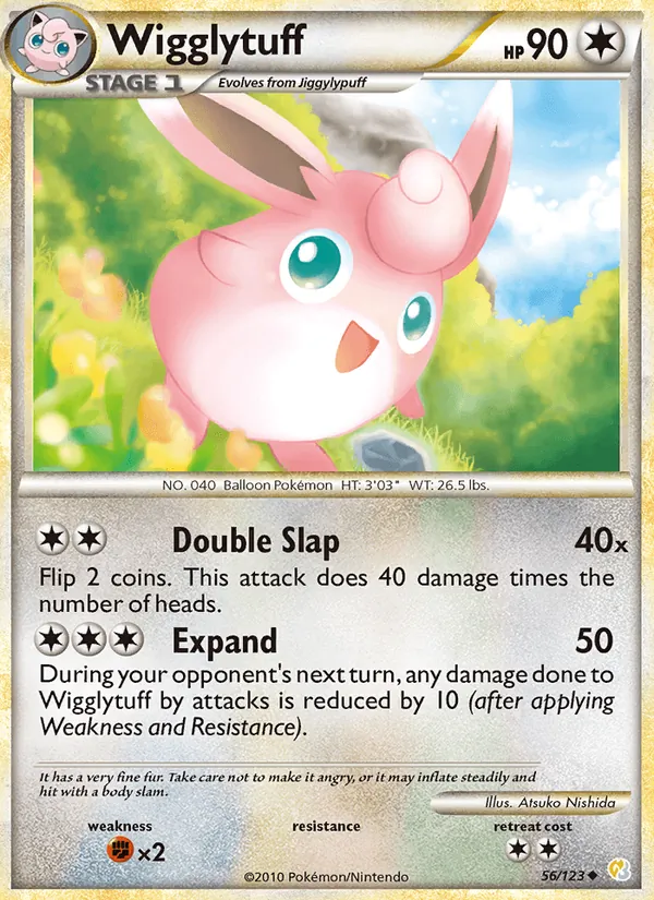 Wigglytuff #56 – HeartGold SoulSilver card