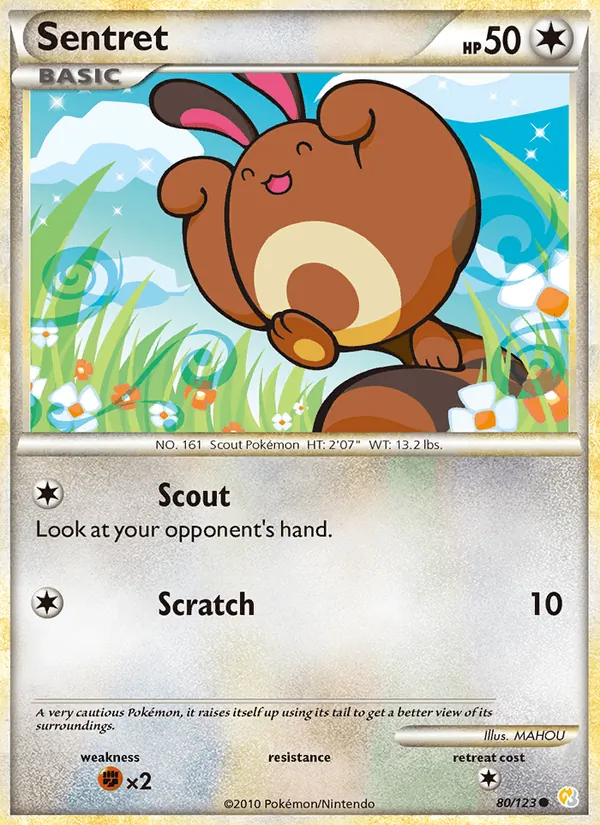 Sentret #80 – HeartGold SoulSilver card