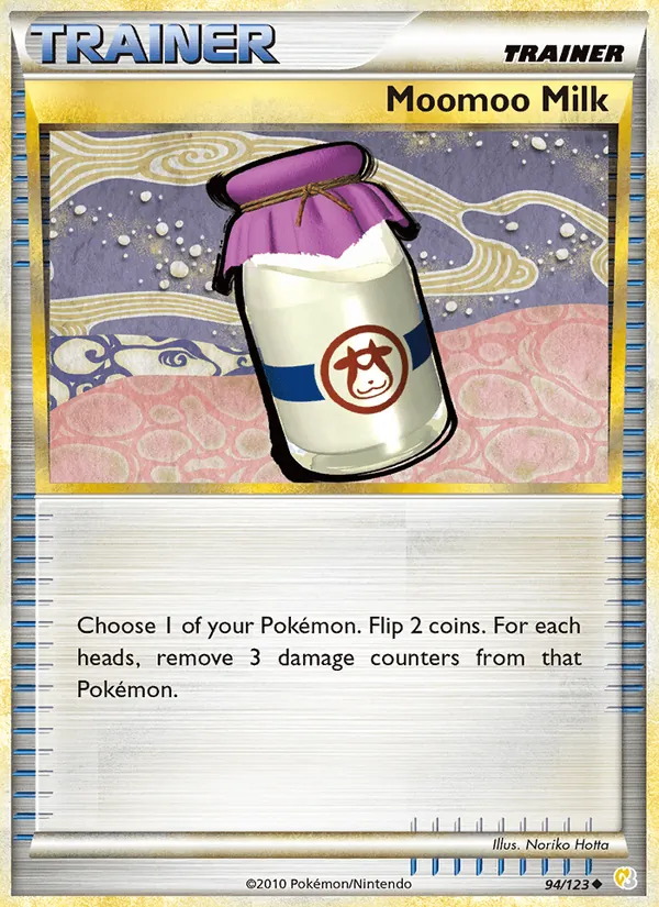 Moomoo Milk #94 – HeartGold SoulSilver card