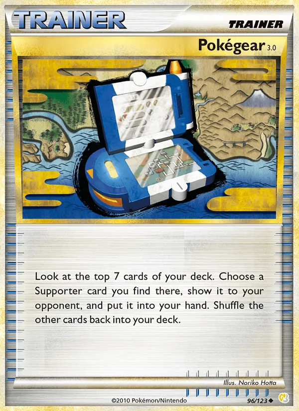 Pokégear 3.0 #96 – HeartGold SoulSilver card