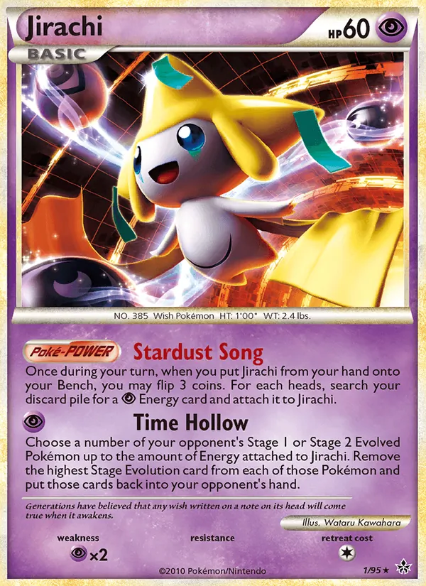 Jirachi #1 – Unleashed card