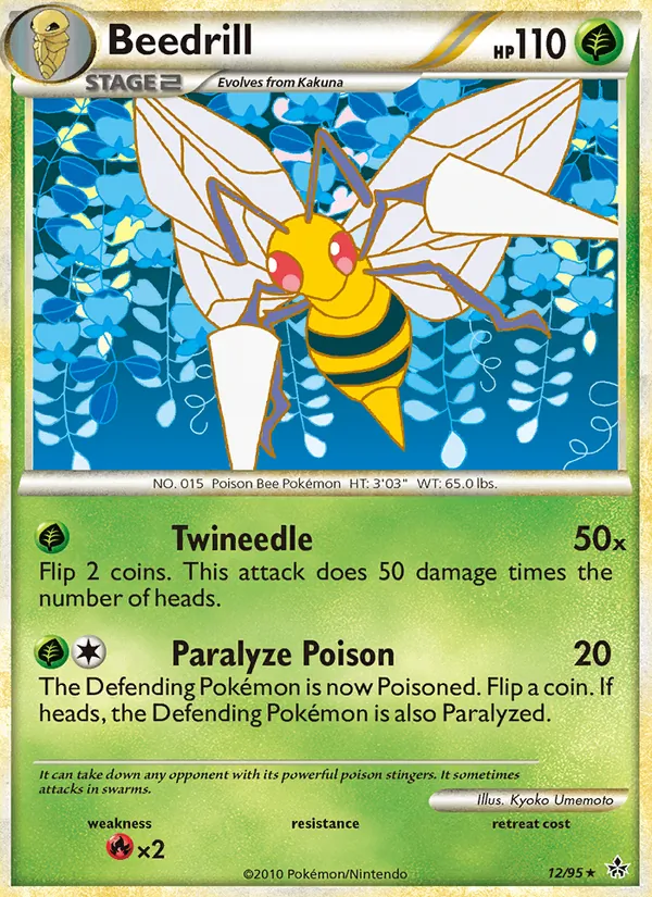 Beedrill #12 – Unleashed card