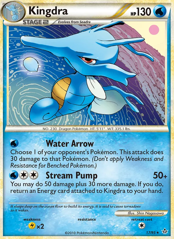 Kingdra #17 – Unleashed card