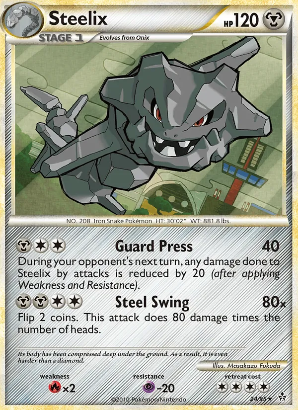 Steelix #24 – Unleashed card