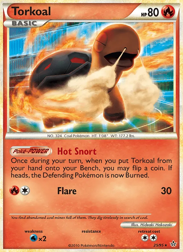 Torkoal #25 – Unleashed card