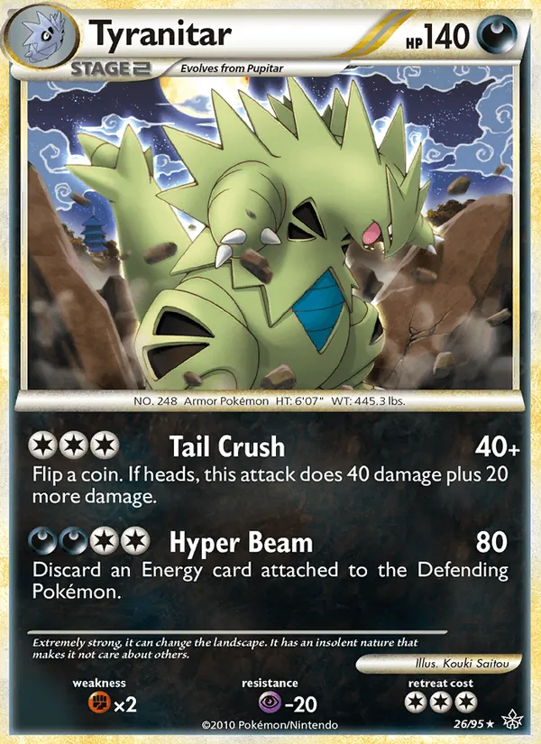 Tyranitar #26 – Unleashed card