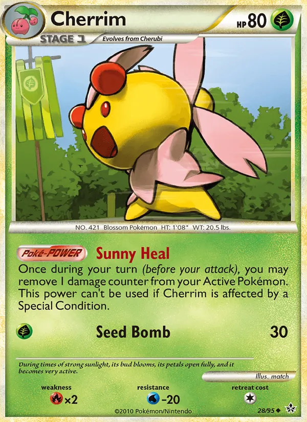 Cherrim #28 – Unleashed card