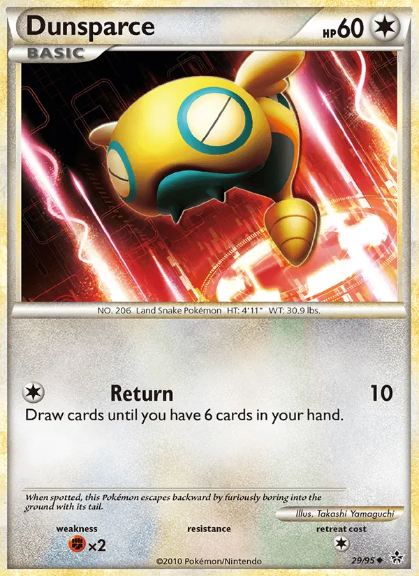 Dunsparce #29 – Unleashed card