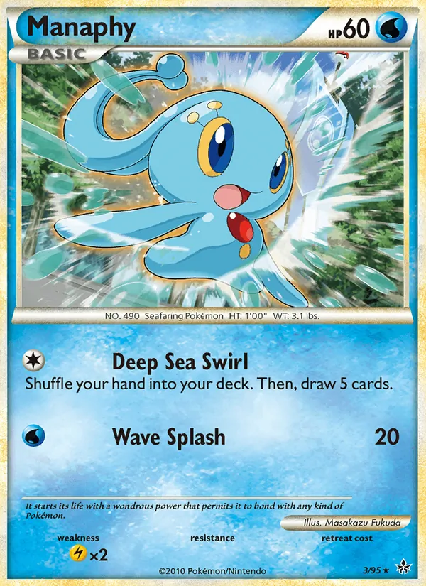 Manaphy #3 – Unleashed card