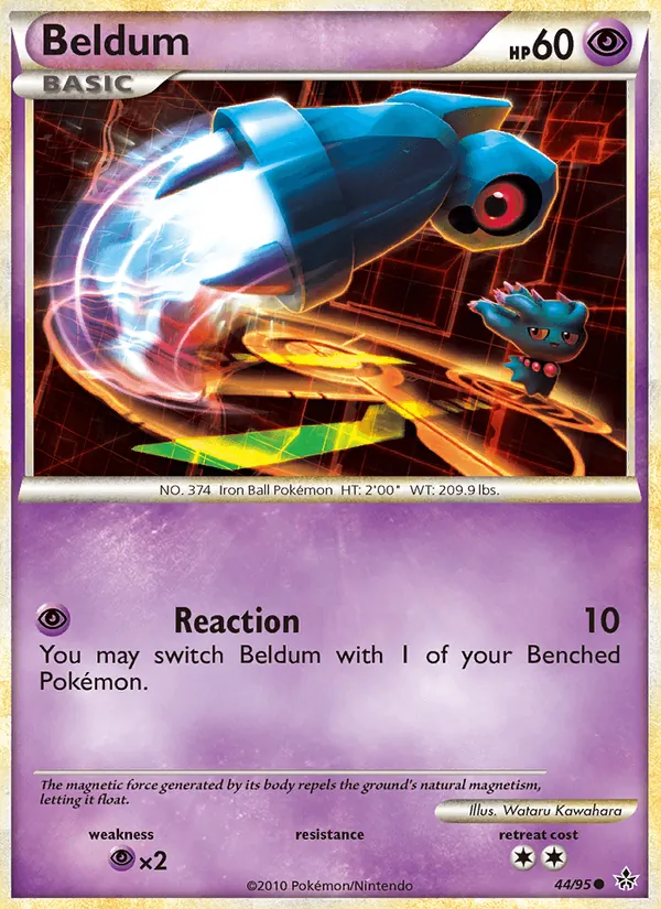 Beldum #44 – Unleashed card