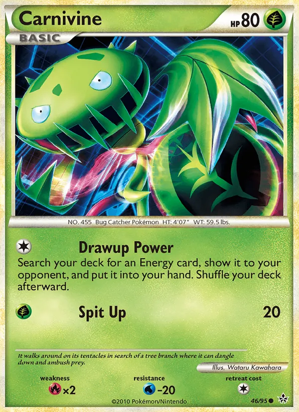 Carnivine #46 – Unleashed card