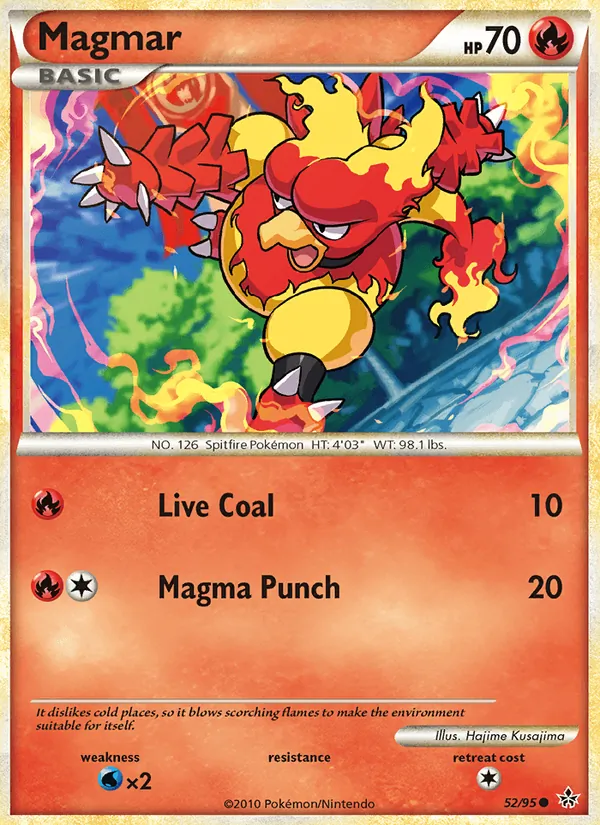 Magmar #52 – Unleashed card