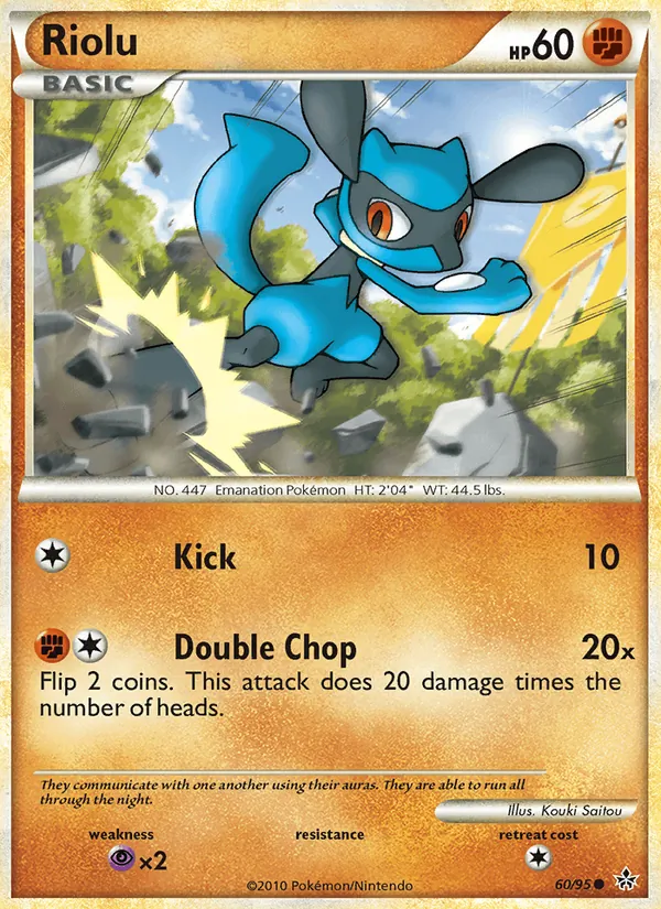 Riolu #60 – Unleashed card