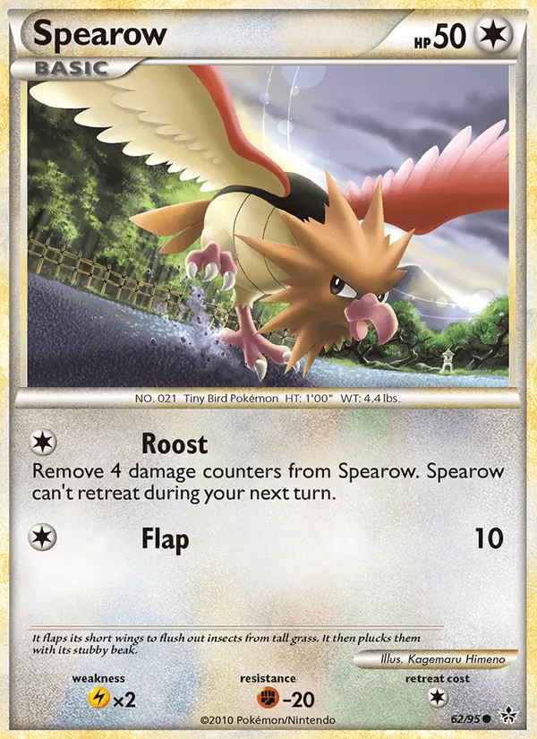 Spearow #62 – Unleashed card