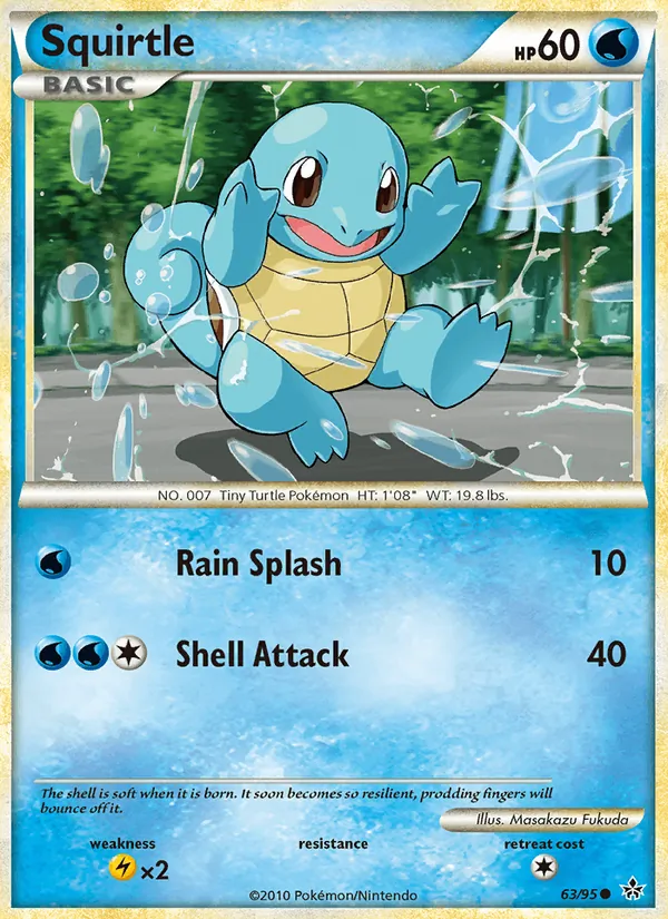 Squirtle #63 – Unleashed card