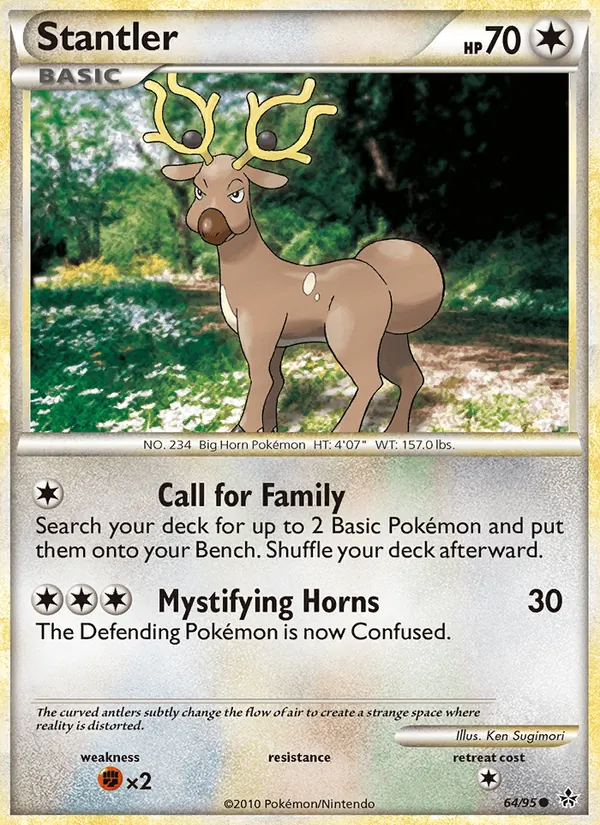 Stantler #64 – Unleashed card