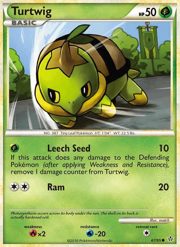 Turtwig #67 – Unleashed card