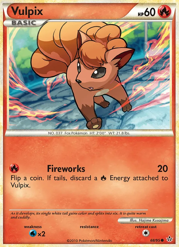 Vulpix #68 – Unleashed card