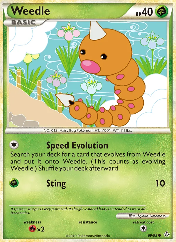 Weedle #69 – Unleashed card