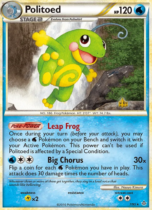 Politoed #7 – Unleashed card