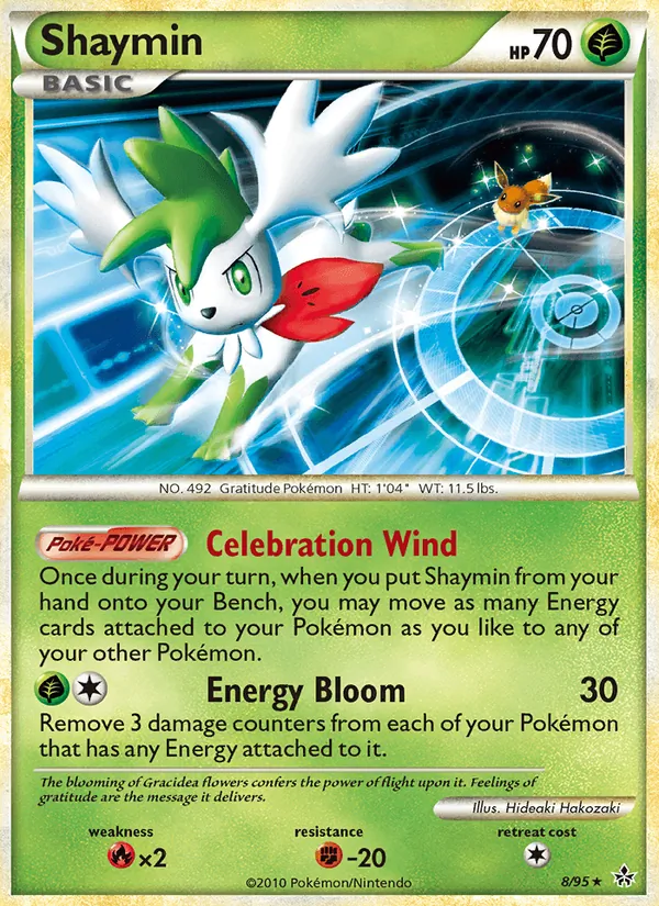 Shaymin #8 – Unleashed card
