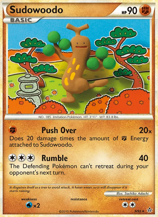 Sudowoodo #9 – Unleashed card
