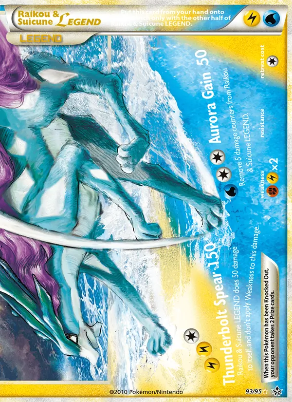 Raikou & Suicune LEGEND #93 – Unleashed card