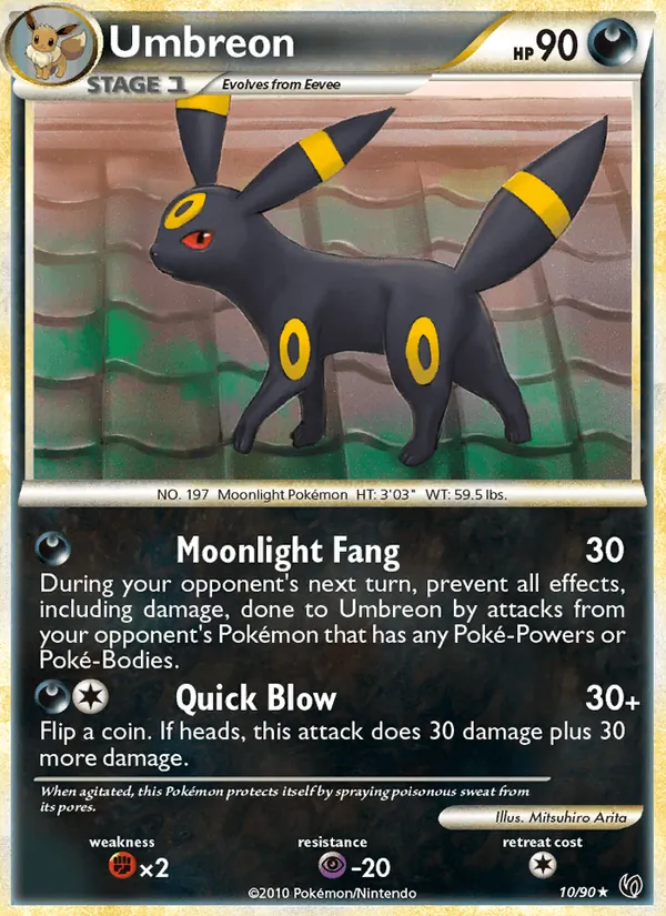 Umbreon #10 – Undaunted card