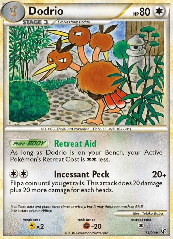 Dodrio #11 – Undaunted card