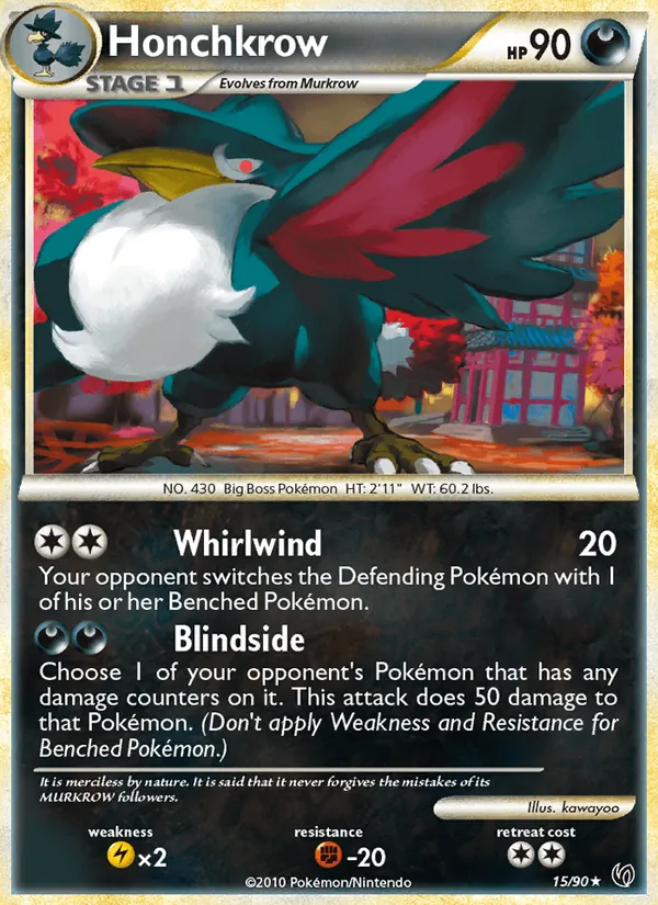 Honchkrow #15 – Undaunted card