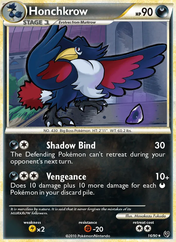 Honchkrow #16 – Undaunted card
