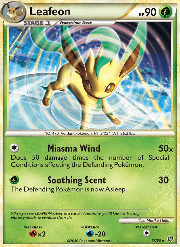 Leafeon #17 – Undaunted card