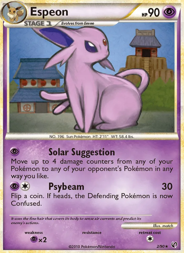 Espeon #2 – Undaunted card