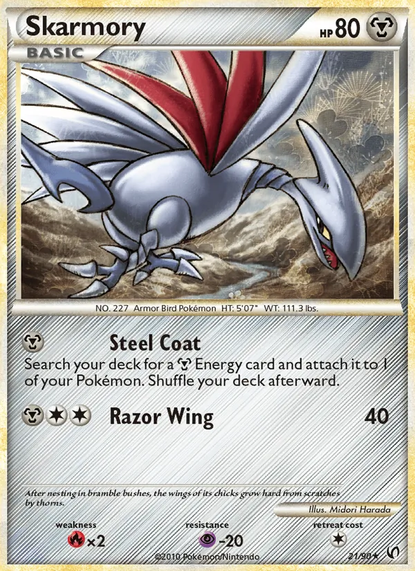 Skarmory #21 – Undaunted card