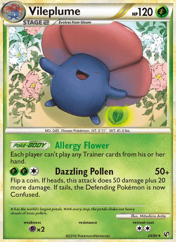 Vileplume #24 – Undaunted card