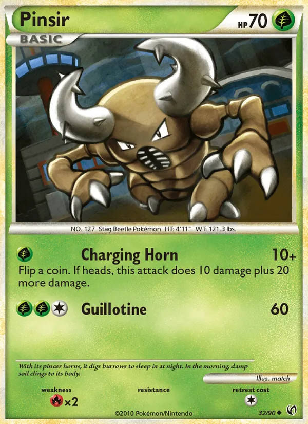 Pinsir #32 – Undaunted card