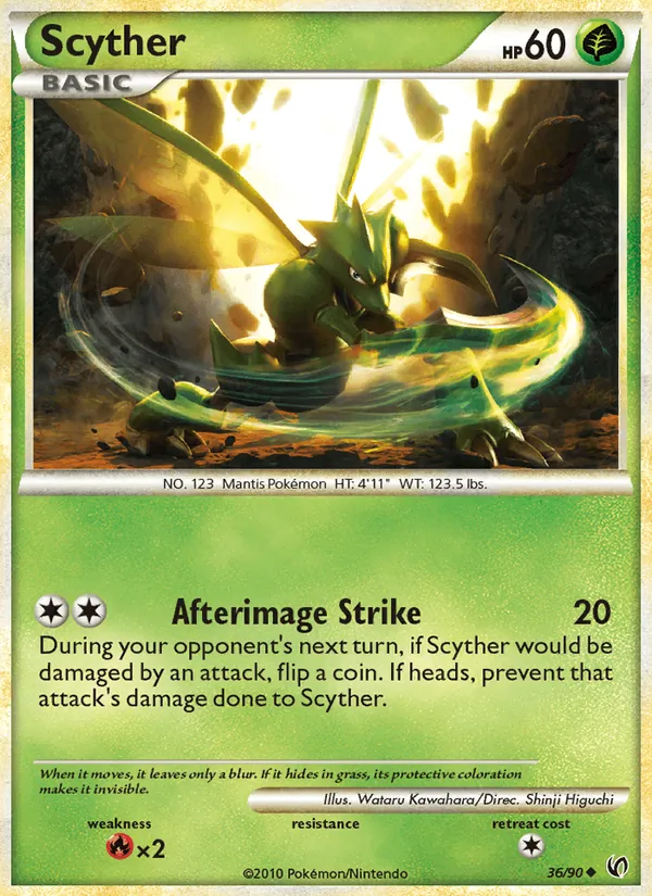 Scyther #36 – Undaunted card
