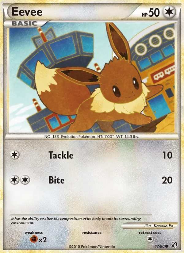Eevee #47 – Undaunted card