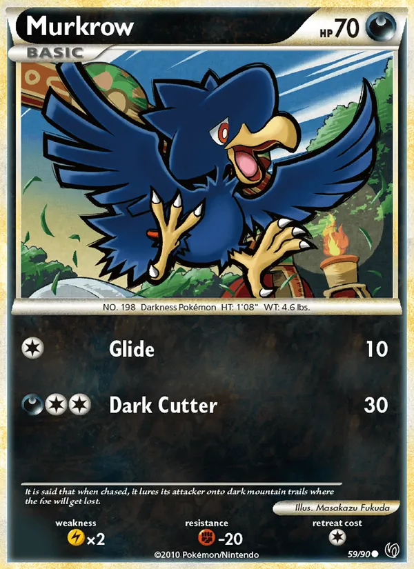 Murkrow #59 – Undaunted card