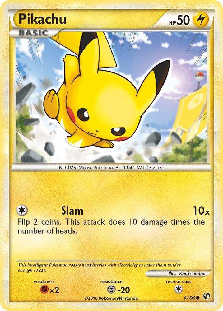 Pikachu #61 – Undaunted card