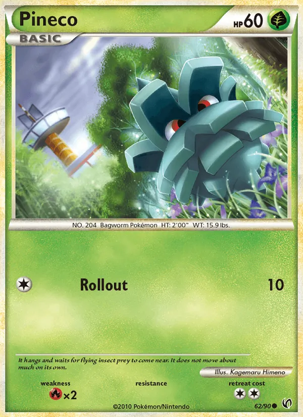 Pineco #62 – Undaunted card