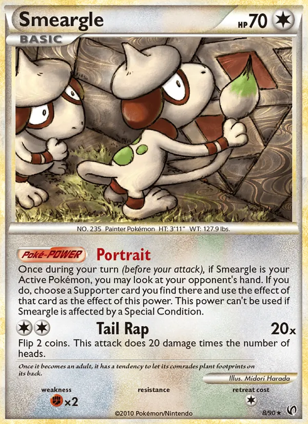 Smeargle #8 – Undaunted card
