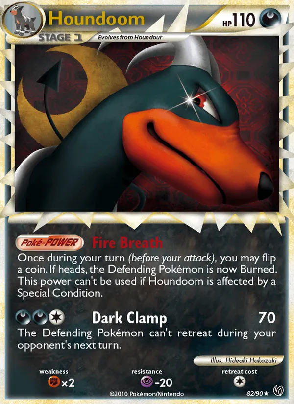 Houndoom #82 – Undaunted card