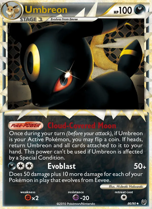 Umbreon #86 – Undaunted card