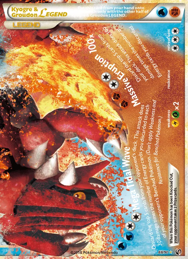 Kyogre & Groudon LEGEND #88 – Undaunted card