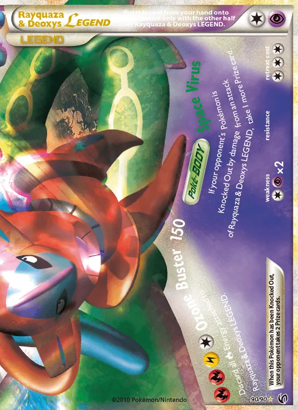 Rayquaza & Deoxys LEGEND #90 – Undaunted card