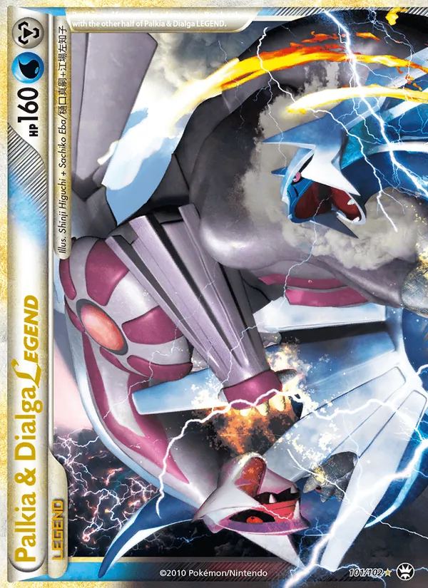 Palkia & Dialga LEGEND #101 – Triumphant card