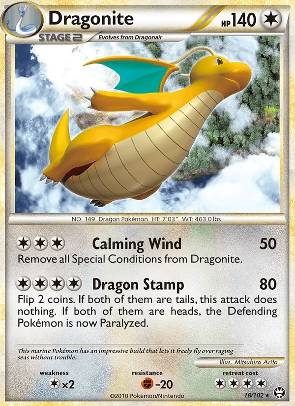 Dragonite #18 – Triumphant card