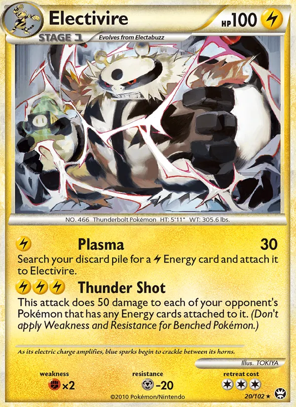 Electivire #20 – Triumphant card