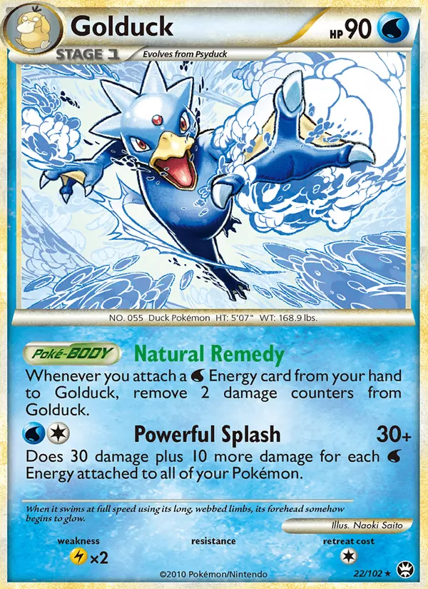 Golduck #22 – Triumphant card